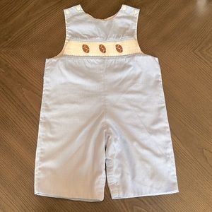 Petit bebe football smocked